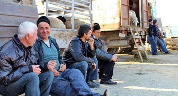 During the Eid al-Adha holiday in Chechnya. Photo by Magomed Magomedov for the Caucasian Knot. 