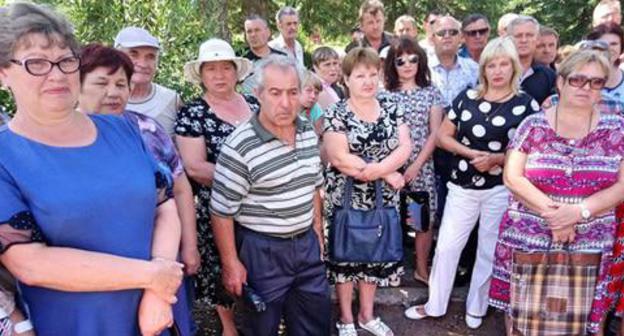 Protest rally of miners in Gukovo, July 2017. Photo by Vyacheslav Prudnikov for the Caucasian Knot. 