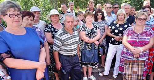 Protest rally of miners in Gukovo, July 2017. Photo by Vyacheslav Prudnikov for the Caucasian Knot. 