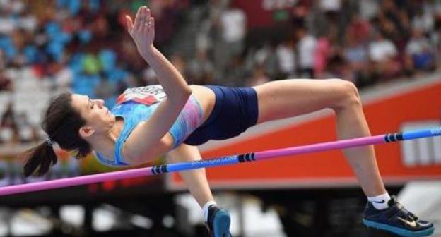 Maria Kuchina at 2017 World Championship. Photo: RusAthletics website. 