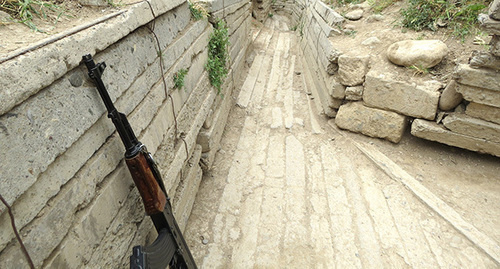 On the contact line in Nagorno-Karabakh. Photo by Alvard Grigoryan for "Caucasian Knot"