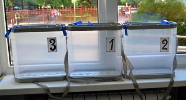 Ballot boxes. Photo by Svetlana Kravchenko for the Caucasian Knot.