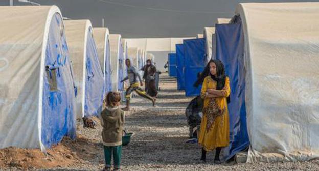 Refugee camp in Mosul. Photo by user European Commission DG ECHO https://www.flickr.com/