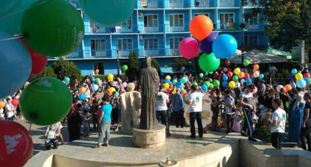 A charity event organized by the "Nadezhda" (Hope) Foundation in Dagestan. September 17, 2017. Photoo by Ilyas Kapiev for "Caucasian Knot"