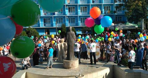 A charity event organized by the "Nadezhda" (Hope) Foundation in Dagestan. September 17, 2017. Photoo by Ilyas Kapiev for "Caucasian Knot"