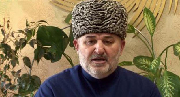 Isa Khamkhoev. Photo: the Spiritual Centre of Muslims of Ingushetia https://www.youtube.com/watch?v=GVsmQCWdgFA