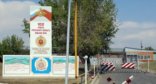 The military base of the Russian Federation in Gyumri. Photo by Tigran Petrosyan for "Caucasian Knot"