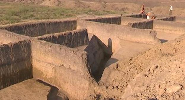 The excavation of the archaeological complex "Vostochnokhankovskoye-1". Photo: kuban24.tv