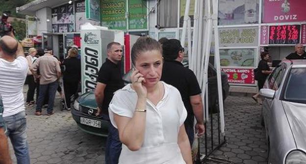 Jeni Kvantaliani, journalist of the Adjara TV. Photo is provided to the Caucasian Knot by the 'Batumilebi' newspaper. 