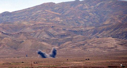 Live-firing exercises from the air defence systems in the Azerbaijani army. Photo https://mod.gov.az/ru/foto-arhiv-045/?gid=20292