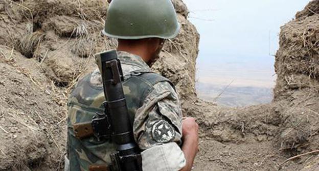 On the contact line in Nagorno-Karabakh. Photo https://sputnik-georgia.ru