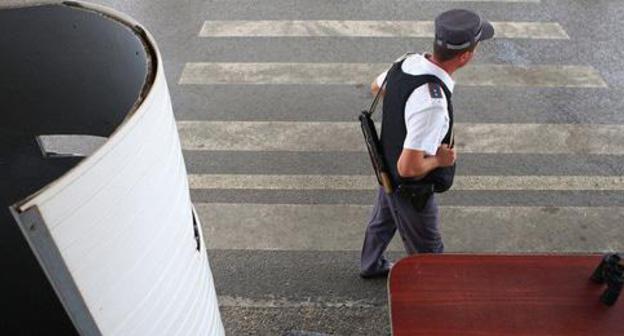 A road police officer. Photo: Vlad Alexandrov, Yuga.ru