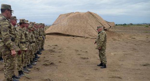 Soldiers of the Azerbaijani army. Photo https://mod.gov.az/ru/foto-arhiv-045/?&amp;pagen=1