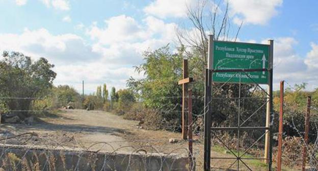 The border between Georgia and South Ossetia. Photo: press service of the South-Ossetian KGB