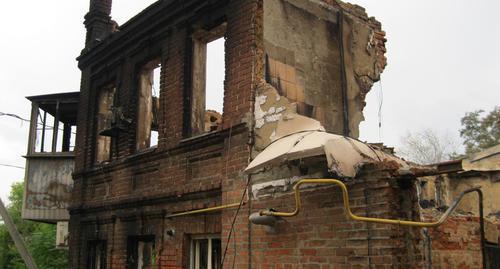 Burnt down house in Rostov-on-Don, August 23, 2017. Photo by Konstantin Volgin for the Caucasian Knot. 