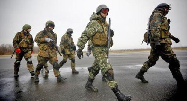 Rosgvardia fighters. Photo: Gennady Anosov / Yugopolis