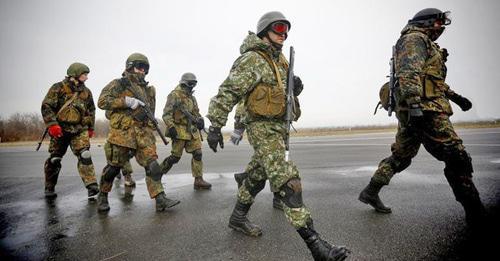 Rosgvardia fighters. Photo: Gennady Anosov / Yugopolis