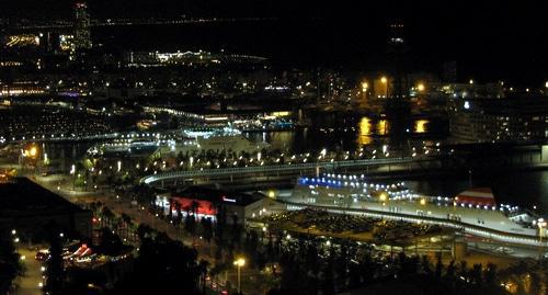 Barcelona at night. Photo by Yulia Kasheta for the Caucasian Knot. 