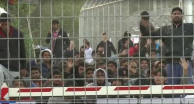 A deportation camp in Turkey. Photo: screenshot of the video by Channel One Russia