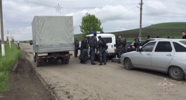 Law enforcers in Ingushetia. Photo: press service of Russian MIA. 