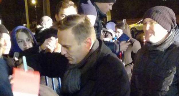 Alexei Navalny at the rally in Volgograd, November 10. 2017. Photo by Tatiana Filimonova for the Caucasian Knot. 