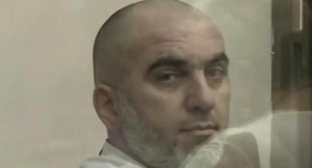 Ramzan Belyalov in the court. Photo: screenshot of video from 1tv.ru