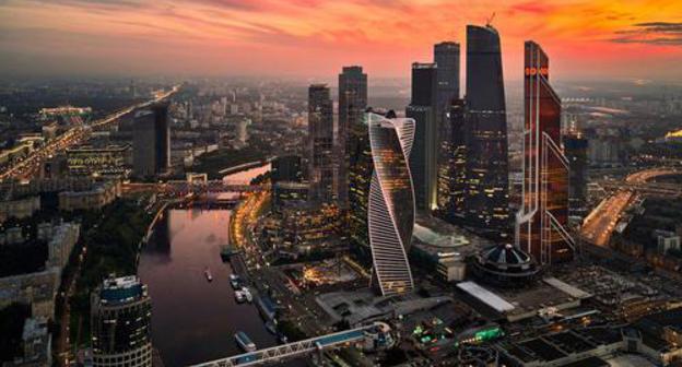 Moscow City complex. Photo: Igorkhait https://ru.wikipedia.org/wiki/Москва-Сити#/media/File:Moscow_Business_Center_Sep2017.jpg