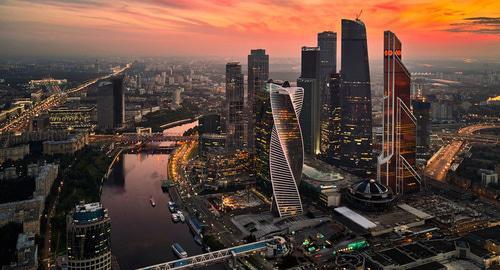 Moscow City complex. Photo: Igorkhait https://ru.wikipedia.org/wiki/Москва-Сити#/media/File:Moscow_Business_Center_Sep2017.jpg