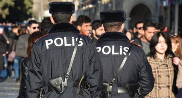 Policemen. Baku. Photo: © Sputnik / Murad Orujov