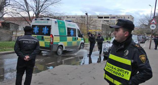 Special operation in Tbilisi, November 22, 2017. Photo by Inna Kukudzhanova for the Caucasian Knot. 