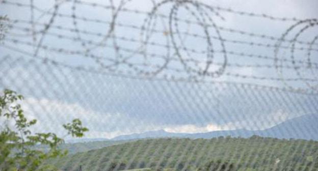 Barbed wire on the border. Photo © Sputnik / Dmitry Vinogradov