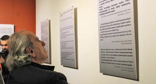 The exhibition "Eclipse" about victims of Stalinist repressions was opened in the Yerevan private gallery "Sarkis Muradyan". November 28, 2017. Photo by Tigran Petrosyan for the "Caucasian Knot"