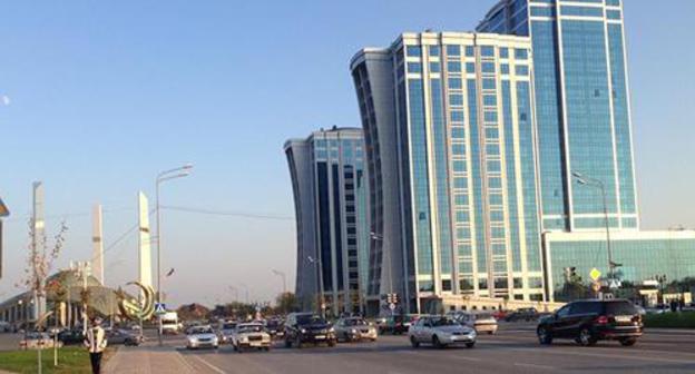 The city of Argun in Chechnya. Photo by Akhmed Aldebirov for the "Caucasian Knot"