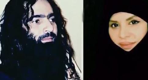 Chechen pop singer Aza (Khazan) Bataeva and her husband. Still picture of video posted by user Chechnya 95: https://www.youtube.com/watch?v=iX2wxtPmYFQ