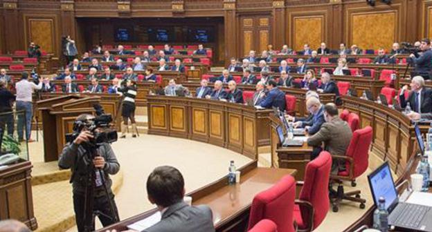 A meeting of the Armenian Parliament. Photo © Sputnik/ Asatur Yesayants