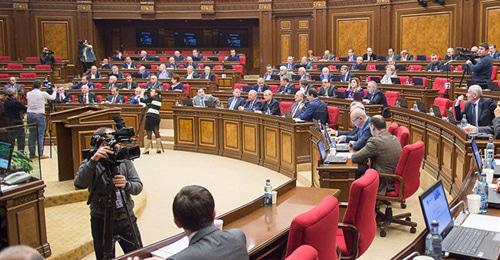 A meeting of the Armenian Parliament. Photo © Sputnik/ Asatur Yesayants