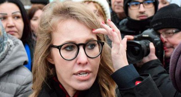 Ksenia Sobchak. Photo: Grigory Bakunin (RFE/RL)