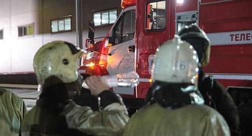 Rostov firemen. Photo: Alexander Podoprigora, http://161.ru/text/gorod/373515840962560.html