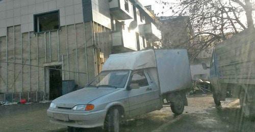 Demolition of a house in Kadyrov Street in Shali. Photo by the "Caucasian Knot" correspondent