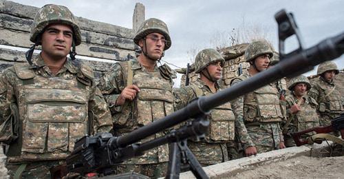 Contact line in Nagorno-Karabach. Photo: © Sputnik/ Ilya Pitalev, https://sputnik-georgia.ru/reviews/20160403/230935308/Nagornyj-Karabah-2016-Konflikt-mezhdu-Azerbajdzhanom-i-Armeniej.html