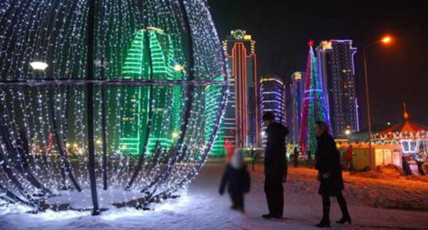 New Year in Grozny. Chechnya. Photo © Musa Sadulaev/ The "Grozny Inform" news agency