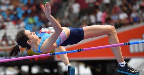 Maria Lasitskene. Photo by the press service of the All-Russia Athletic Federation, rusathletics.info