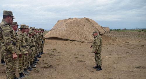 Azerbaijani army. Photo by the press service of the Azerbaijani Ministry of Defence