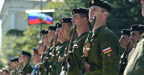 Soldiers of South-Ossetian army. Photo: Sputnik / Ada Bagian