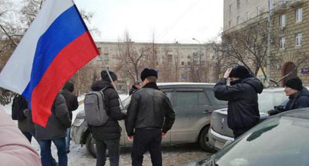 Unsanctioned march in support of All-Russian "Voters' Strike", Volgograd, January 28, 2018. Photo by Tatiana Filimonova for the Caucasian Knot.