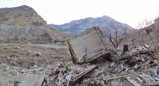 Aftermath of the special operation in the village of Vremenny, Dagestan. Photo: press service of HRC 'Memorial', https://memohrc.org/ru/news/dagestan-itogi-specoperacii-v-poselke-vremennyy-foto