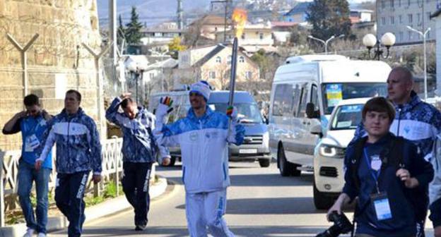 Final stage of Paralympic Torch Relay, Sochi, March 6, 2014. Photo by Svetlana Kravchenko for the Caucasian Knot. 