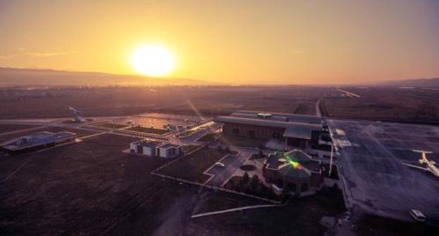 The "Magas" Airport from a bird's-eye view. Photo by Yevgeny Shivtsov ru.wikipedia.org/wiki/Магас_