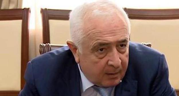 Minister of Construction of Dagestan Ibragim Kazibekov. Screenshot from YouTube Channel of 'Dagestan' TV Company 