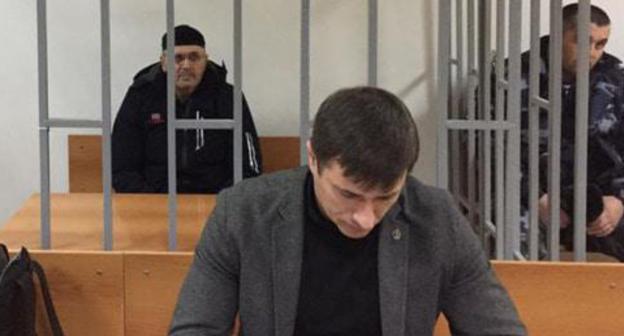 Oyub Titiev in the court room. Photo by the "Caucasian Knot" correspondent